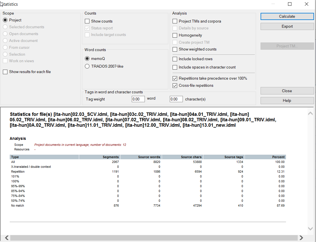 Memoq - traduzione assistita